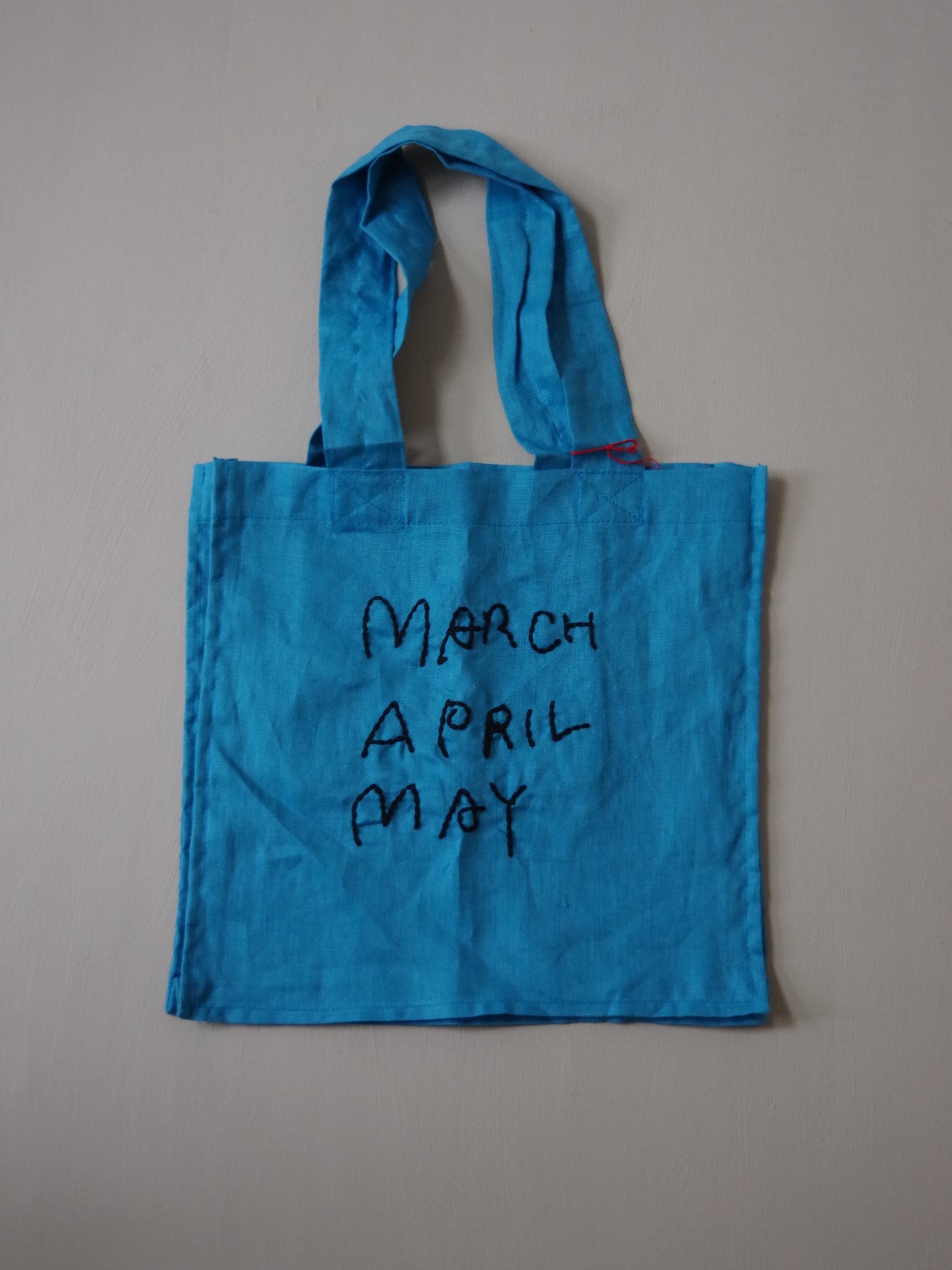 march april may MAM linen tote M - トートバッグ