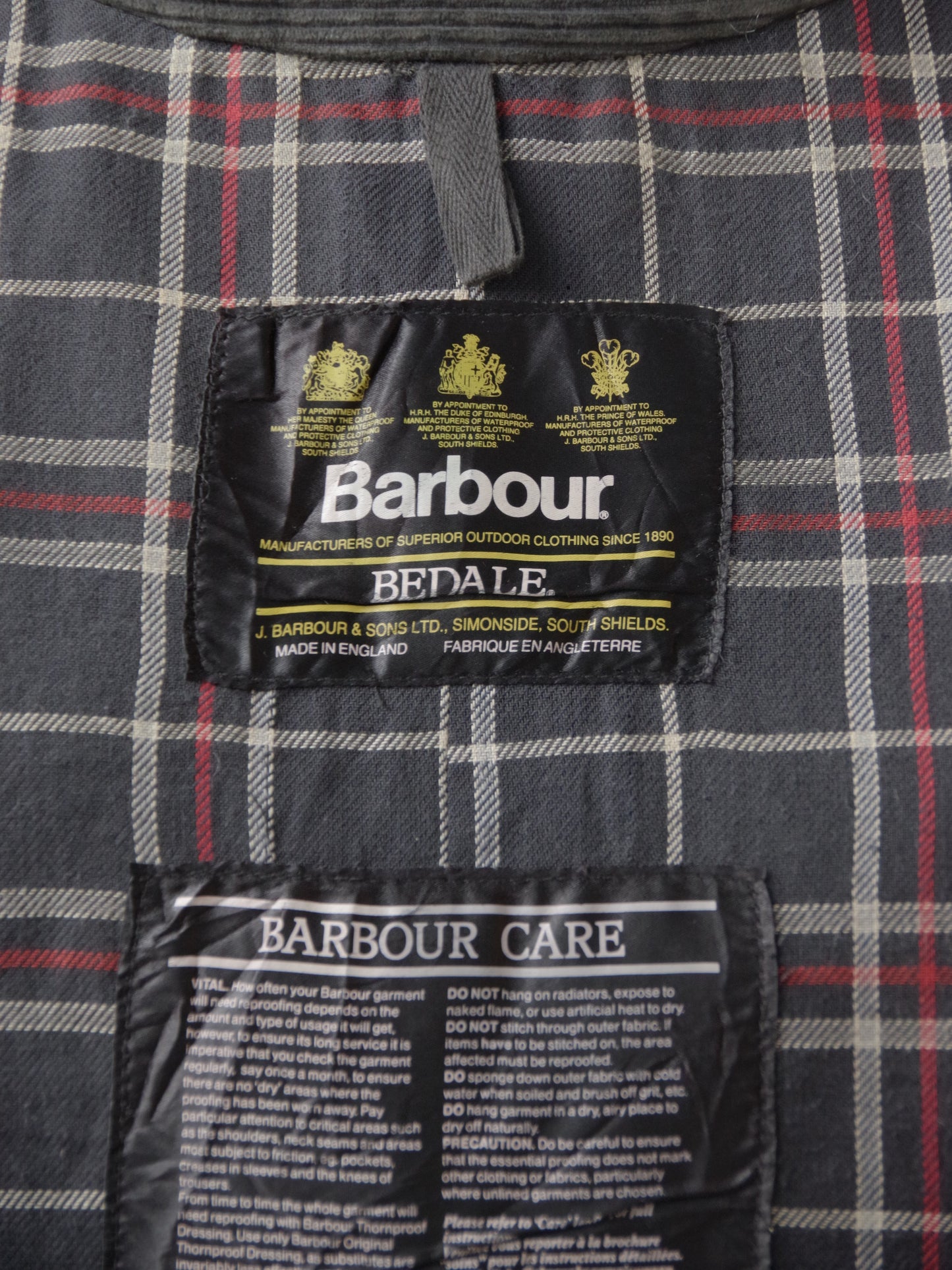 Barbour vintage BEDALE　 size 38 | yoused