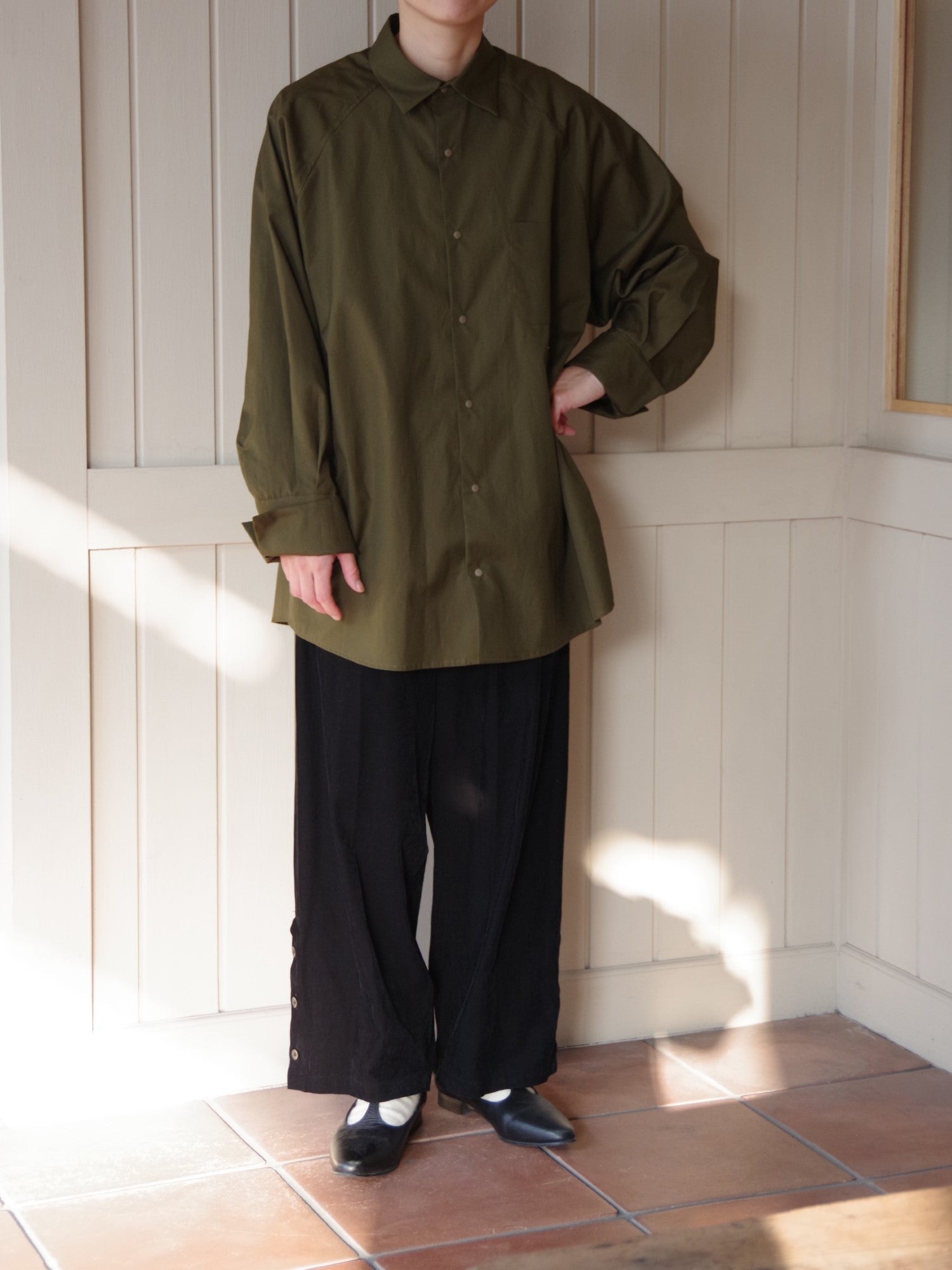 100/2 cotton broad raglan sleeve shirt |itochi